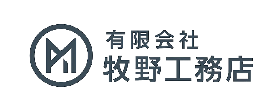 牧野工務店のロゴ